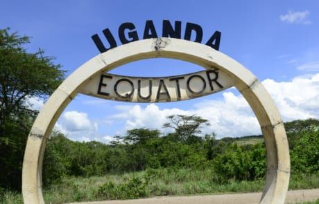 Äquator in Kasese, Uganda