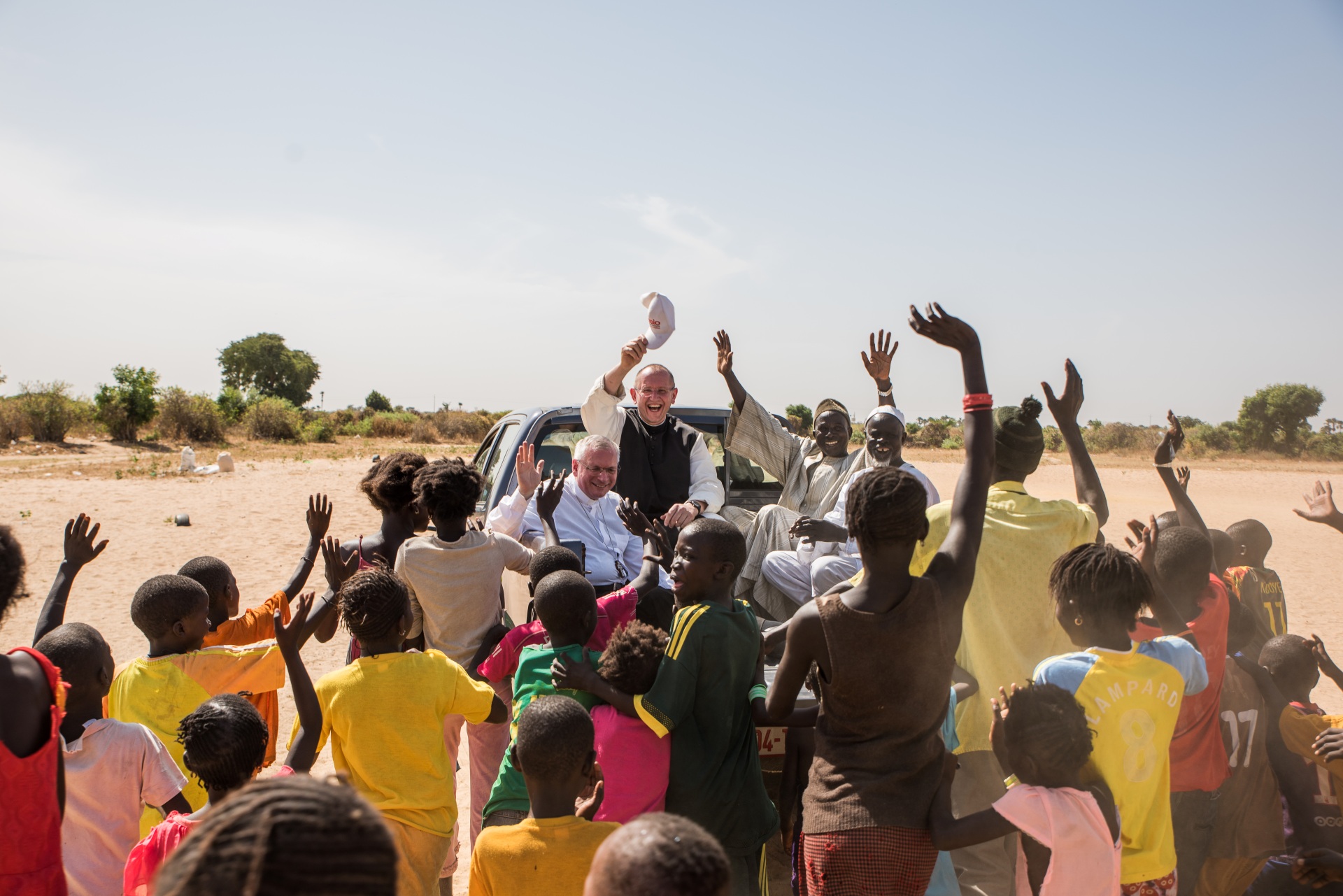 Bischof Freistetter und Pater Karl Wallner im Senegal