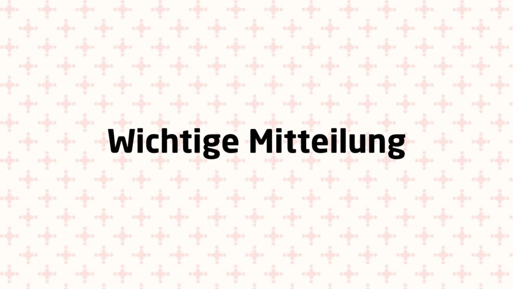 Mitteilung
