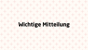 Mitteilung